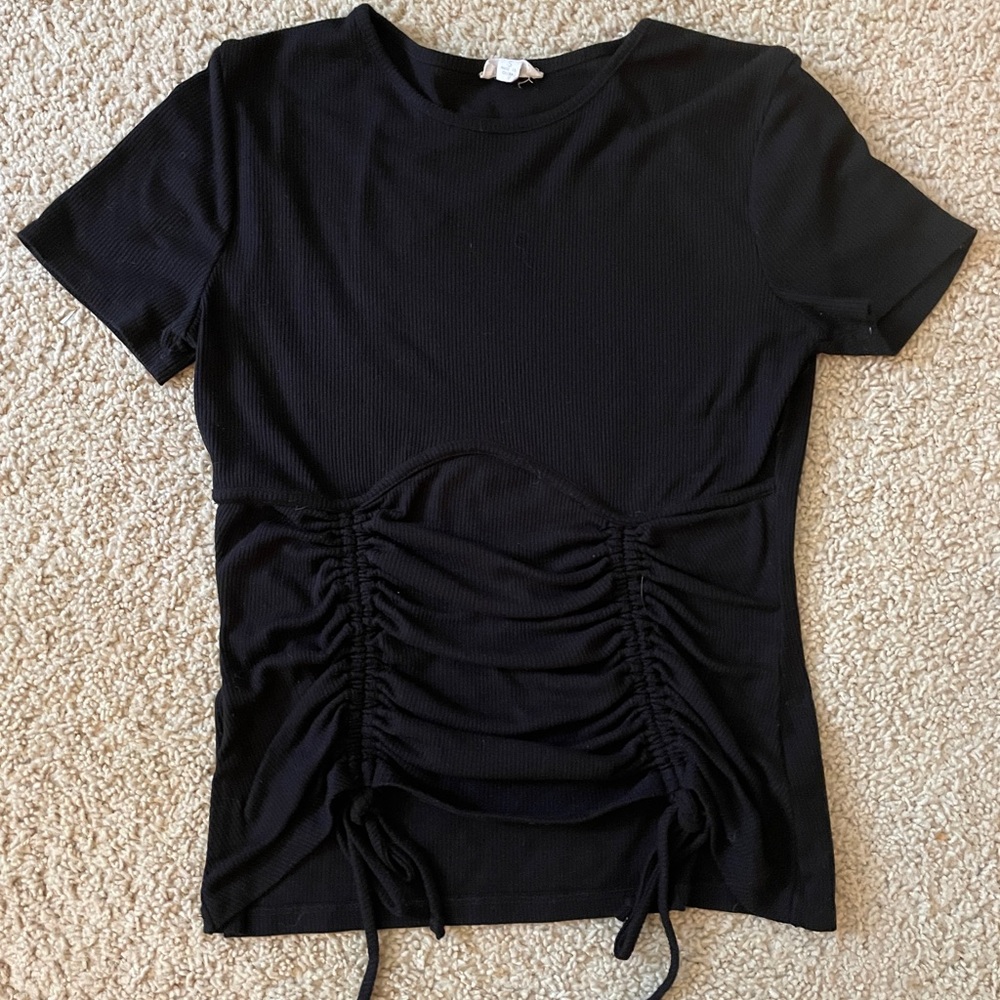Teen Small Black Top S.C. Society